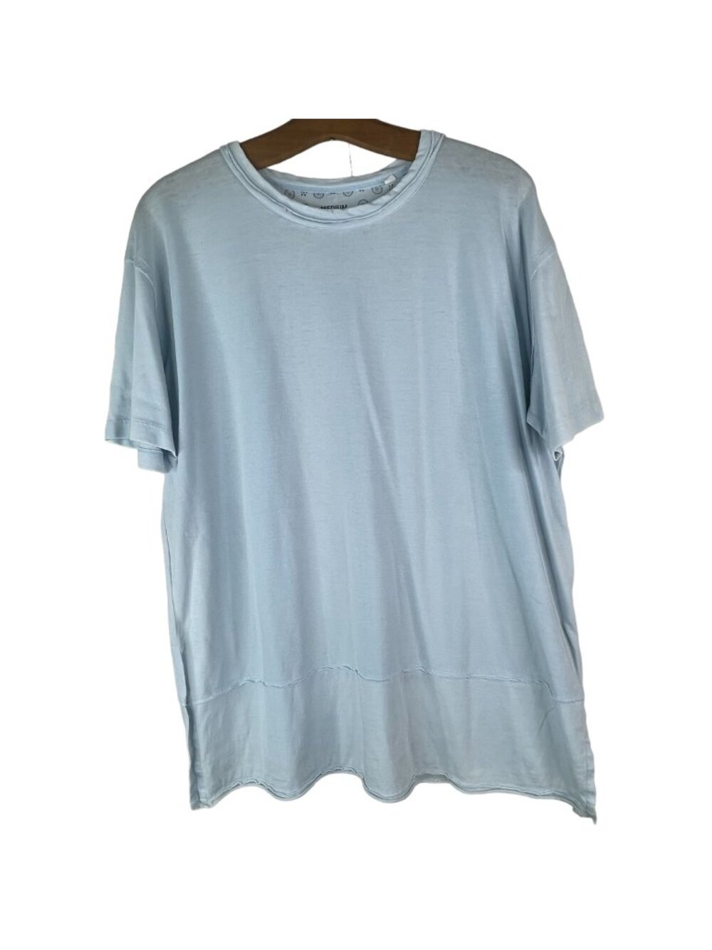 Pressbox TShirt Medium Crewneck Short Sleeve Cotton Blend Blue Casual